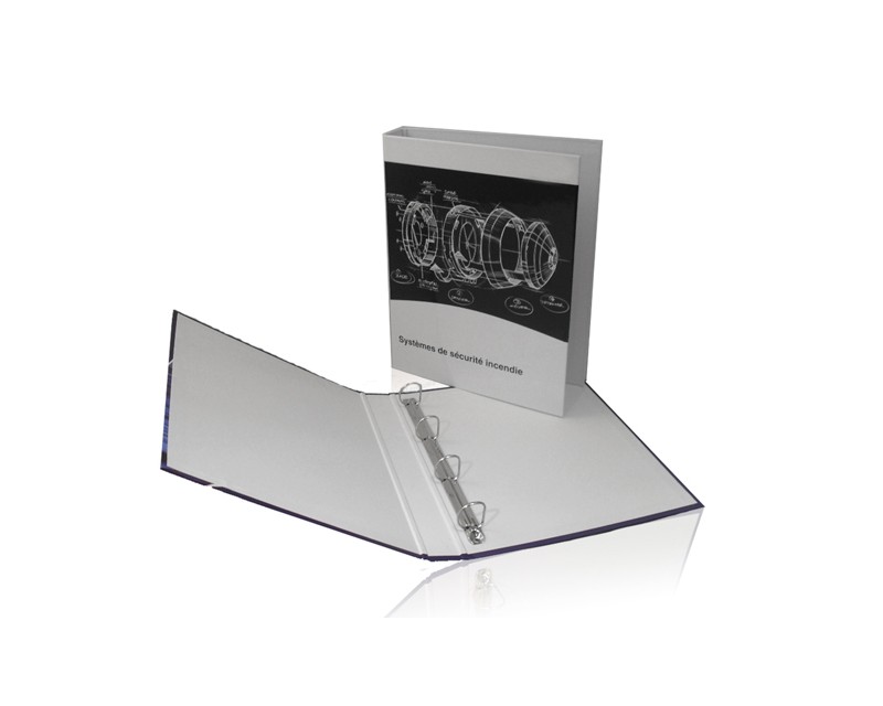 classeur carton a4 ouvert